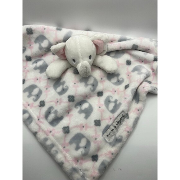 Blankets & Beyond Elephant Lovey Blankie - Picture 1 of 7